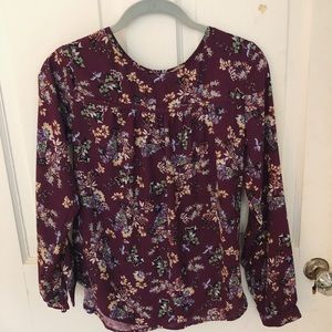 Fall floral button down